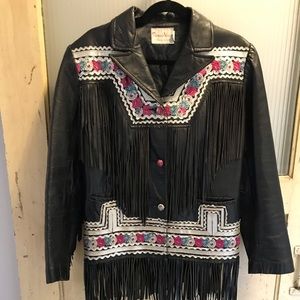 1950 size 14 Pioneer Wear Fringed Leather